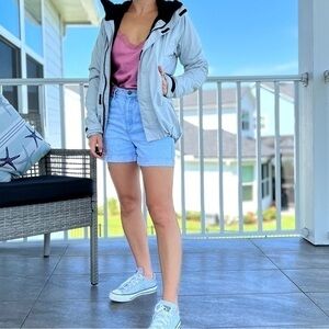 REI Co-op Grey Nylon Peak 2L Jacket Size XS Fleece Lining